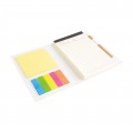 Block Notes Personalizzabili In Cartoncino Con Elastico Colorato, Penna, Fogli A Righe (70 Pag.) E Fogliett