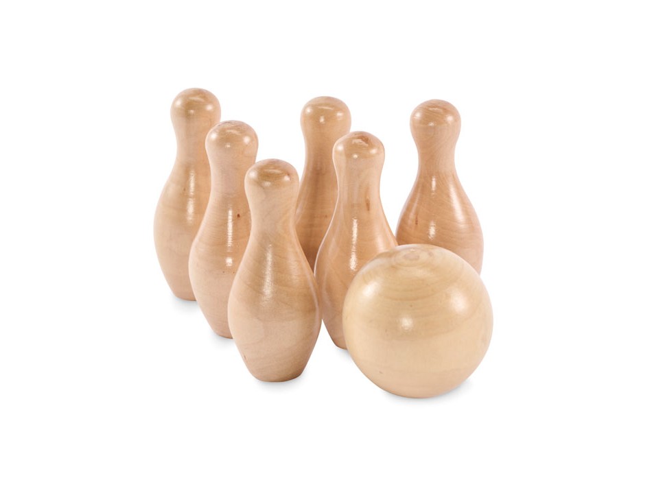 BOLITO - Mini set da bowling in legno di pi FullGadgets.com