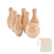 BOLITO - Mini set da bowling in legno di pi FullGadgets.com