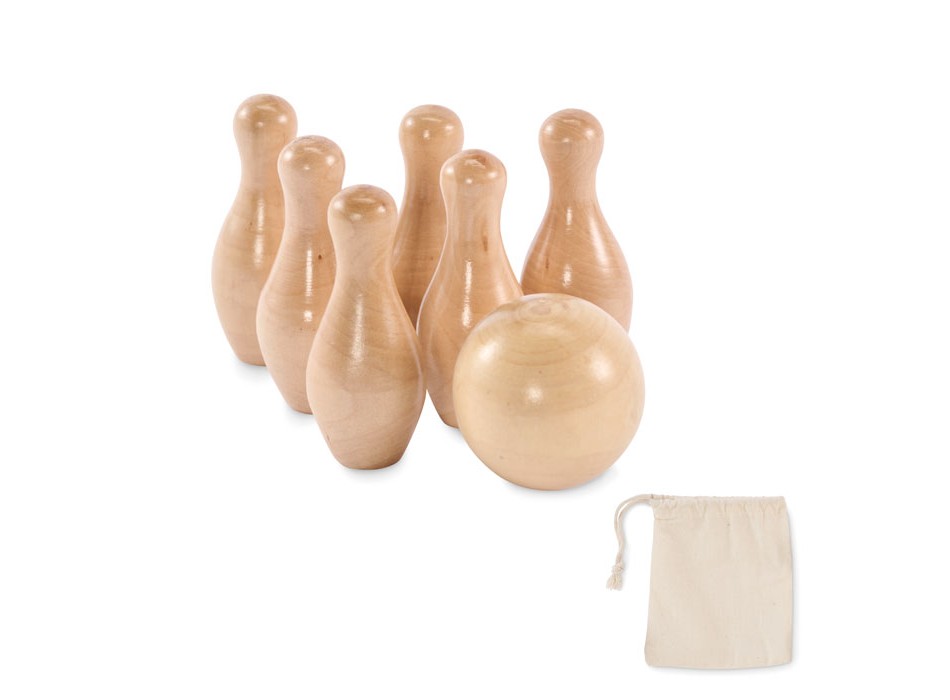 BOLITO - Mini set da bowling in legno di pi FullGadgets.com