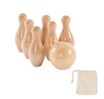 BOLITO - Mini set da bowling in legno di FullGadgets.com