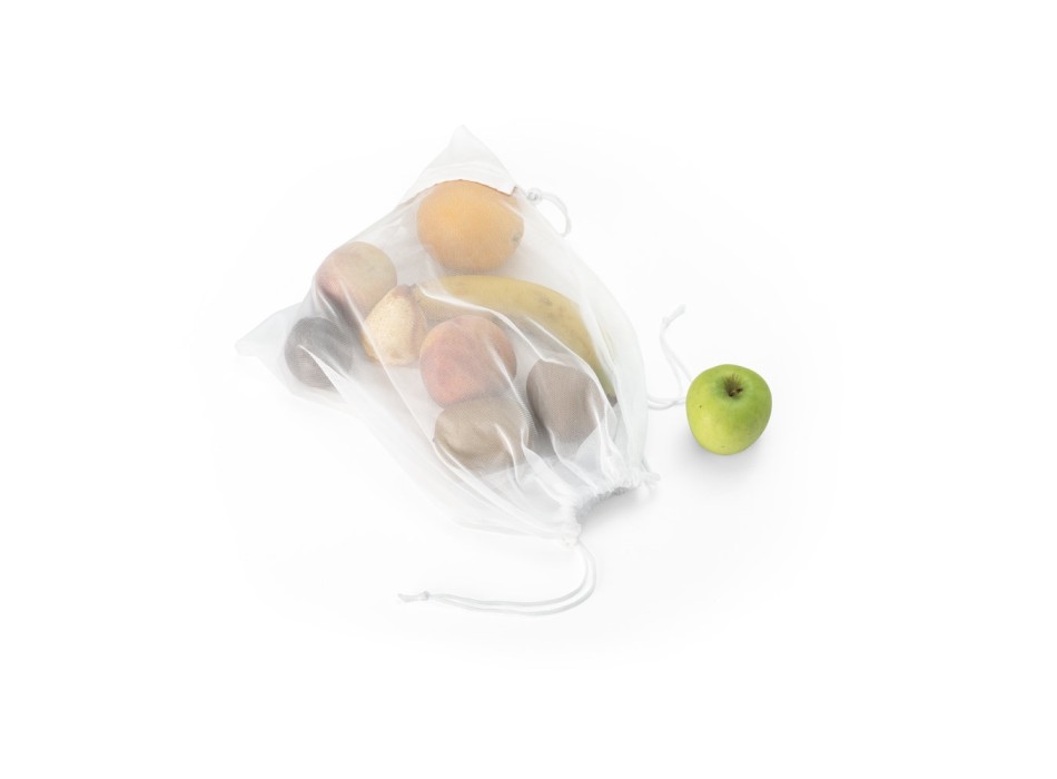 BOLZANO. Borsa pieghevole in maglia e poliestere riciclato 190T (100% rPET) FullGadgets.com