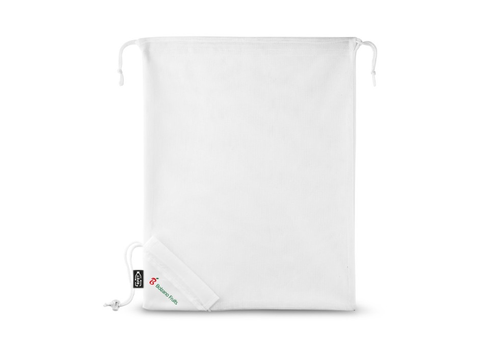 BOLZANO. Borsa pieghevole in maglia e poliestere riciclato 190T (100% rPET) FullGadgets.com