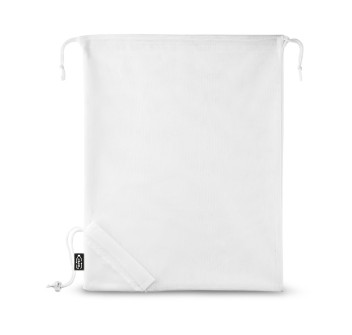 BOLZANO. Borsa pieghevole in maglia e poliestere riciclato 190T (100% rPET) FullGadgets.com