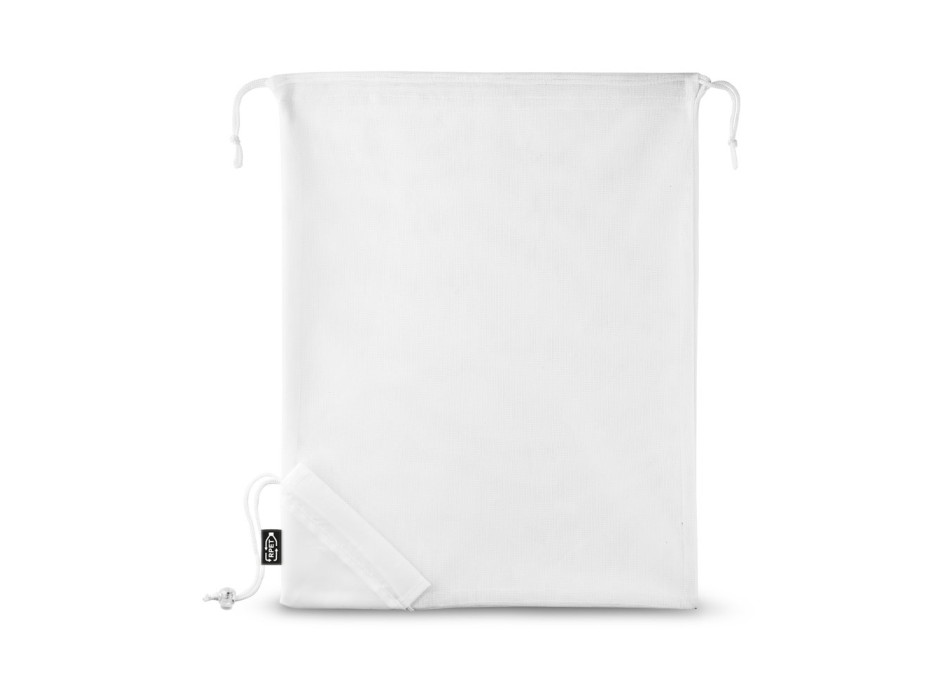 BOLZANO. Borsa pieghevole in maglia e poliestere riciclato 190T (100% rPET) FullGadgets.com