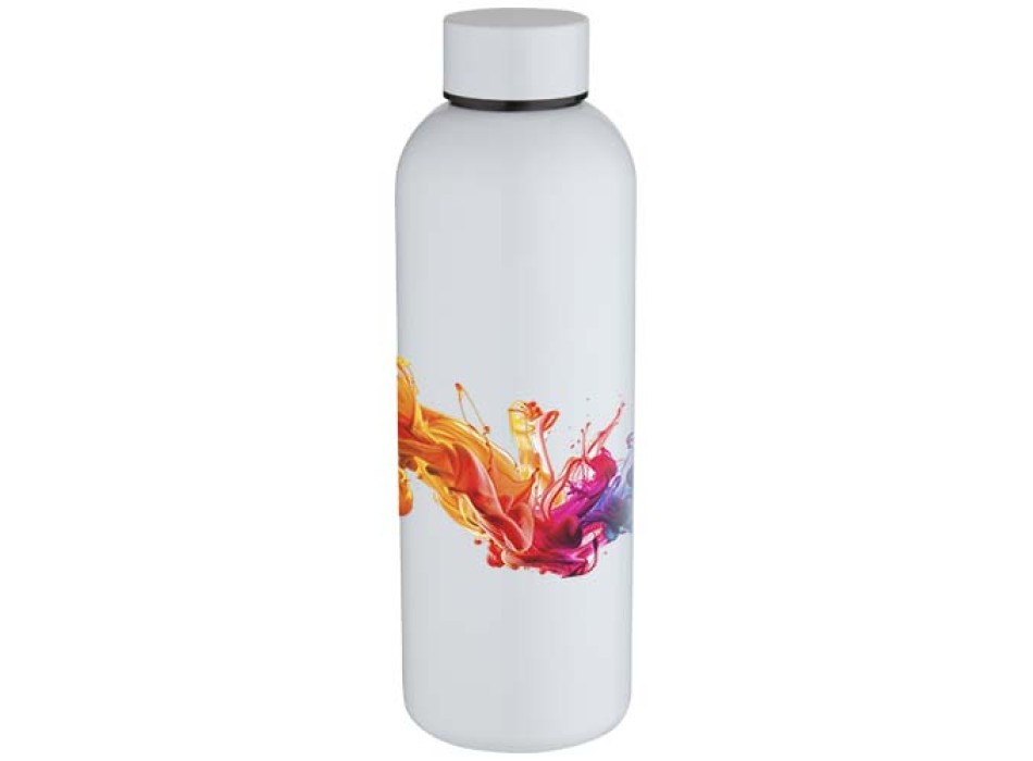 Borraccia a parete singola in acciaio inossidabile riciclato certificato RCS con stampa a sublimazione Spring da 750 ml FullGadgets.com