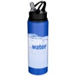 Borraccia a parete singola in acciaio inossidabile riciclato certificato RCS da 800 ml Fitz FullGadgets.com