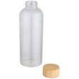 Borraccia a parete singola in vetro borosilicato con coperchio in bambù da 650 ml Mirage FullGadgets.com