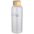 Borraccia a parete singola in vetro borosilicato con coperchio in bambù da 650 ml Mirage FullGadgets.com