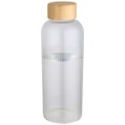 Borraccia a parete singola in vetro borosilicato con coperchio in bambù da 650 ml Mirage FullGadgets.com