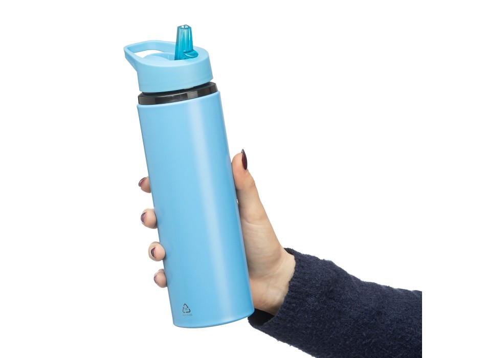 Borraccia acciaio inox 304 riciclato a singola parete capacità 500 ml Zeno FullGadgets.com