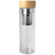 Borraccia con infusore in vetro borosilicato con coperchio in bambù da 400 ml Bailey FullGadgets.com