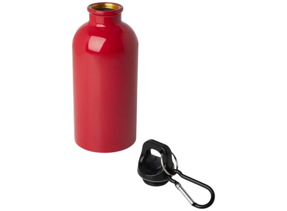 Borraccia da 400 ml in acciaio inossidabile certificato RCS a parete singola con moschettone Oregon FullGadgets.com