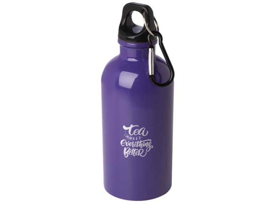 Borraccia da 400 ml in acciaio inossidabile certificato RCS a parete singola con moschettone Oregon FullGadgets.com