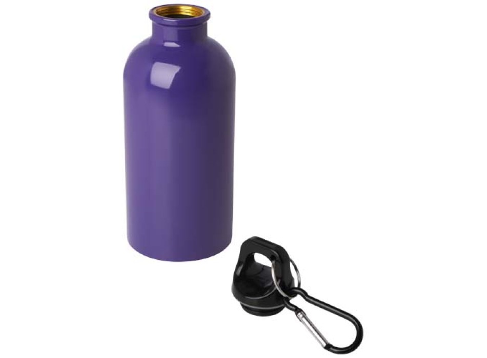 Borraccia da 400 ml in acciaio inossidabile certificato RCS a parete singola con moschettone Oregon FullGadgets.com