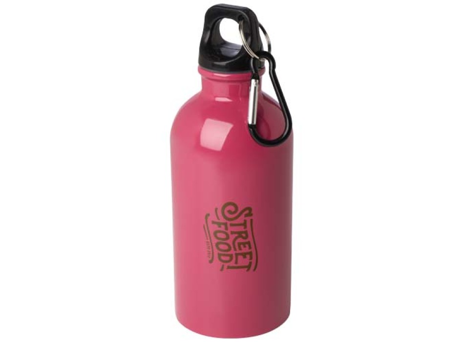 Borraccia da 400 ml in acciaio inossidabile certificato RCS a parete singola con moschettone Oregon FullGadgets.com