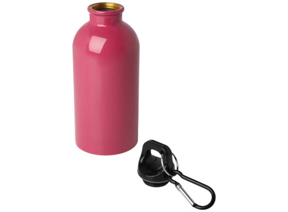 Borraccia da 400 ml in acciaio inossidabile certificato RCS a parete singola con moschettone Oregon FullGadgets.com