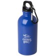 Borraccia da 400 ml in acciaio inossidabile certificato RCS a parete singola con moschettone Oregon FullGadgets.com