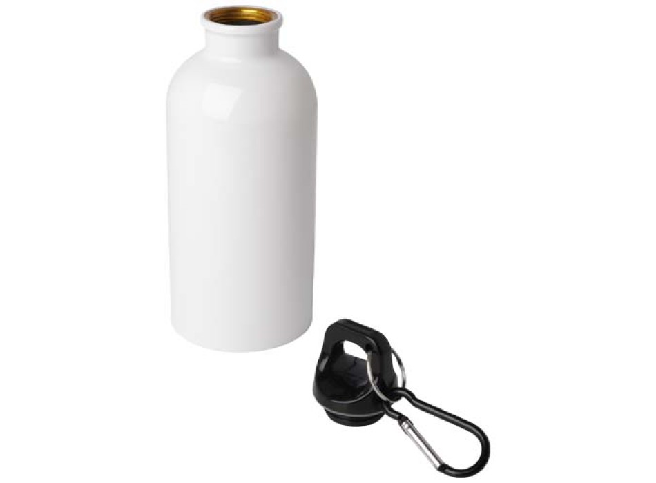 Borraccia da 400 ml in acciaio inossidabile certificato RCS a parete singola con moschettone Oregon FullGadgets.com
