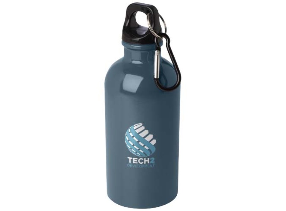 Borraccia da 400 ml in acciaio inossidabile certificato RCS a parete singola con moschettone Oregon FullGadgets.com