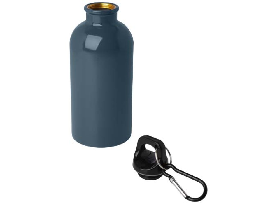 Borraccia da 400 ml in acciaio inossidabile certificato RCS a parete singola con moschettone Oregon FullGadgets.com
