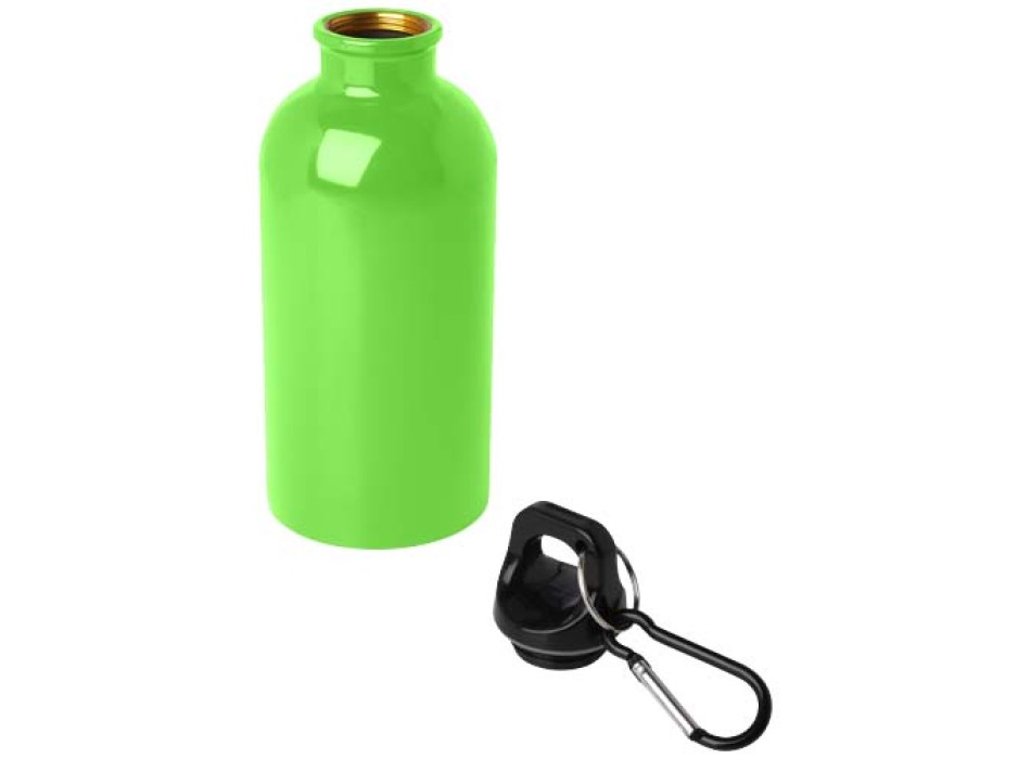 Borraccia da 400 ml in acciaio inossidabile certificato RCS a parete singola con moschettone Oregon FullGadgets.com
