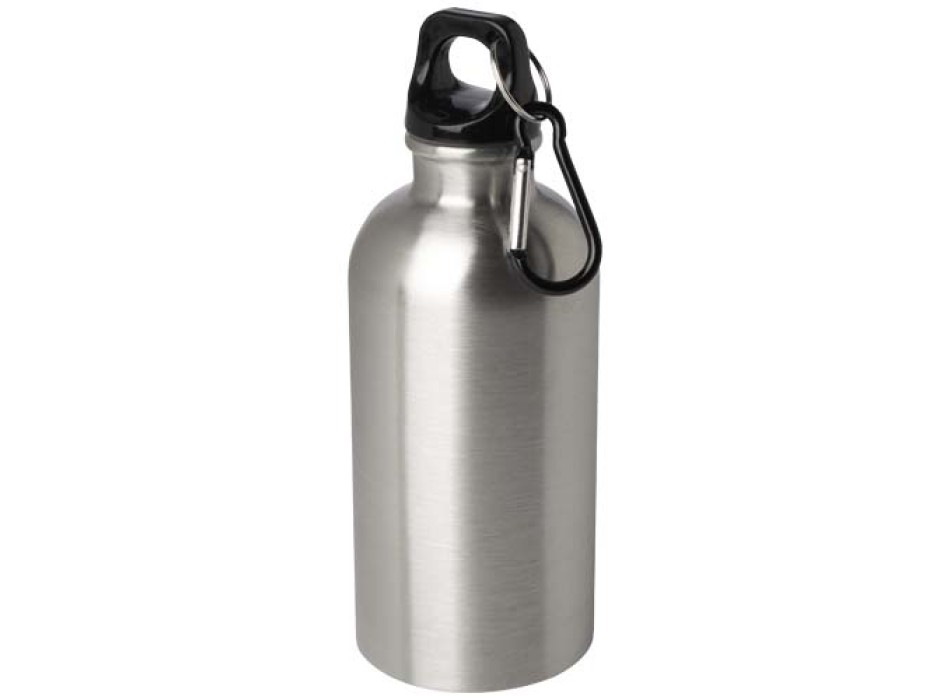 Borraccia da 400 ml in acciaio inossidabile certificato RCS a parete singola con moschettone Oregon FullGadgets.com