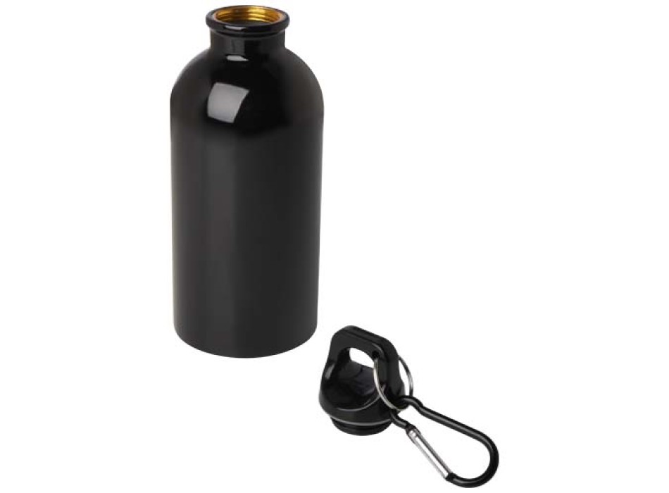 Borraccia da 400 ml in acciaio inossidabile certificato RCS a parete singola con moschettone Oregon FullGadgets.com