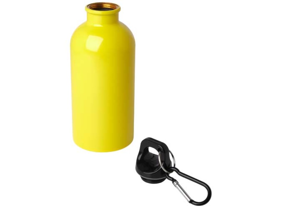 Borraccia da 400 ml in acciaio inossidabile certificato RCS a parete singola con moschettone Oregon FullGadgets.com