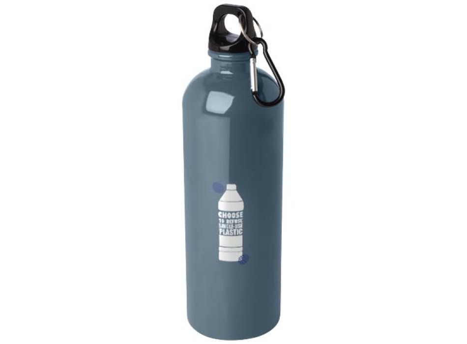 Borraccia da 750 ml in acciaio inossidabile certificato RCS a parete singola con moschettone Oregon FullGadgets.com