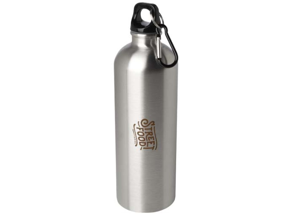 Borraccia da 750 ml in acciaio inossidabile certificato RCS a parete singola con moschettone Oregon FullGadgets.com