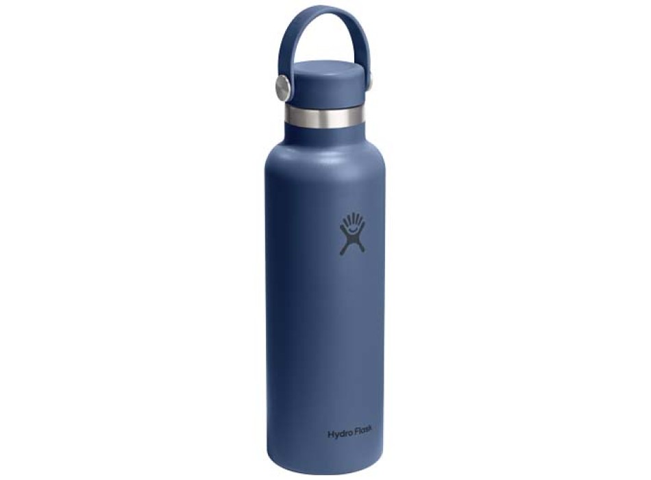 Borraccia Hydra Flask Standard Mouth da 621 ml in acciaio inossidabile con isolamento termico e tappo con cannuccia FullGadgets.com