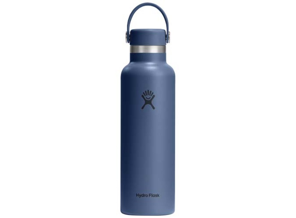 Borraccia Hydra Flask Standard Mouth da 621 ml in acciaio inossidabile con isolamento termico e tappo con cannuccia FullGadgets.com