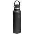 Borraccia Hydra Flask Standard Mouth da 621 ml in acciaio inossidabile con isolamento termico e tappo con cannuccia FullGadgets.com