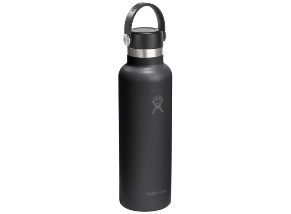 Borraccia Hydra Flask Standard Mouth da 621 ml in acciaio inossidabile con isolamento termico e tappo con cannuccia FullGadgets.com