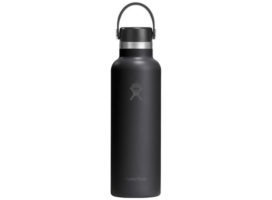 Borraccia Hydra Flask Standard Mouth da 621 ml in acciaio inossidabile con isolamento termico e tappo con cannuccia FullGadgets.com