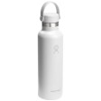 Borraccia Hydra Flask Standard Mouth da 621 ml in acciaio inossidabile con isolamento termico e tappo con cannuccia FullGadgets.com