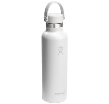 Borraccia Hydra Flask Standard Mouth da 621 ml in acciaio inossidabile con isolamento termico e tappo con cannuccia FullGadgets.com