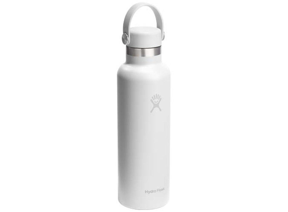 Borraccia Hydra Flask Standard Mouth da 621 ml in acciaio inossidabile con isolamento termico e tappo con cannuccia FullGadgets.com