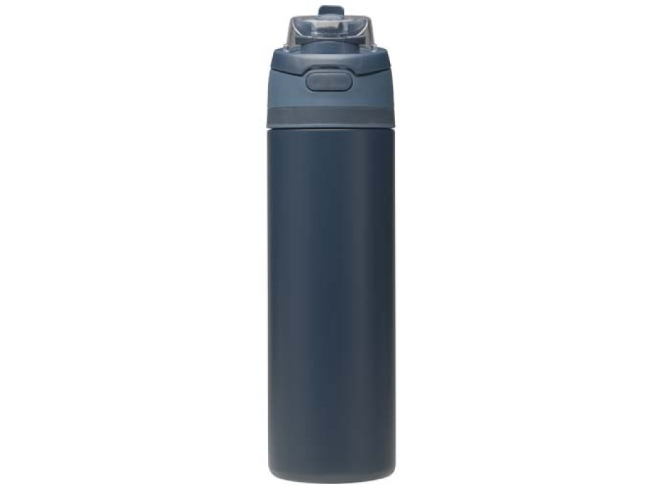 Borraccia in acciaio inossidabile a parete singola in materiale riciclato certificato RCS con tappo a doppia funzione e cannu FullGadgets.com