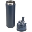 Borraccia in acciaio inossidabile a parete singola in materiale riciclato certificato RCS con tappo a doppia funzione e cannu FullGadgets.com