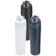 Borraccia in acciaio inossidabile a parete singola in materiale riciclato certificato RCS con tappo a doppia funzione e cannu FullGadgets.com
