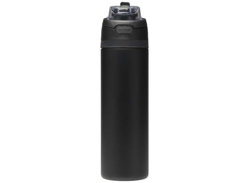 Borraccia in acciaio inossidabile a parete singola in materiale riciclato certificato RCS con tappo a doppia funzione e cannu FullGadgets.com