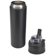 Borraccia in acciaio inossidabile a parete singola in materiale riciclato certificato RCS con tappo a doppia funzione e cannu FullGadgets.com