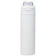 Borraccia in acciaio inossidabile a parete singola in materiale riciclato certificato RCS con tappo a doppia funzione e cannu FullGadgets.com