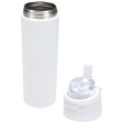 Borraccia in acciaio inossidabile a parete singola in materiale riciclato certificato RCS con tappo a doppia funzione e cannu FullGadgets.com