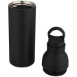 Borraccia in acciaio inossidabile riciclato certificato RCS a doppia parete da 650 ml con set di coperchi da 3 pezzi Illumina FullGadgets.com