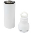 Borraccia in acciaio inossidabile riciclato certificato RCS a doppia parete da 650 ml con set di coperchi da 3 pezzi Illumina FullGadgets.com