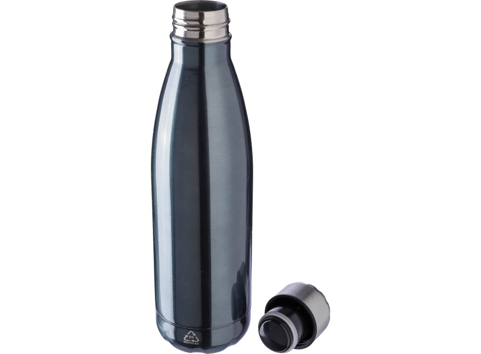 Borraccia in acciaio inox 304 riciclato a doppia parete capacità 500 ml Clifford FullGadgets.com