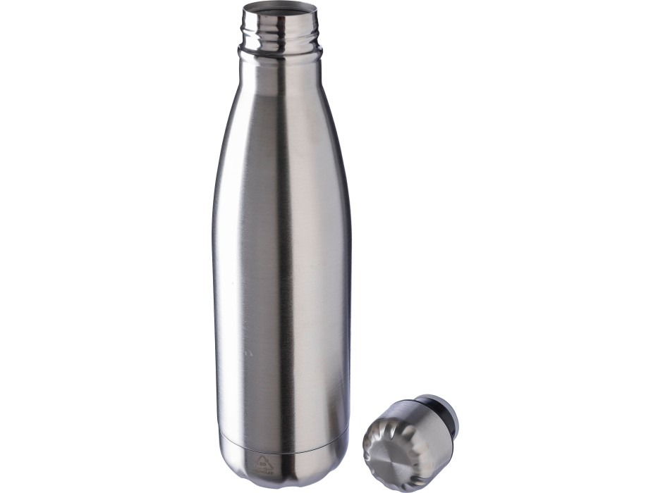 Borraccia in acciaio inox 304 riciclato a singola parete capacità 650 ml Cliff FullGadgets.com